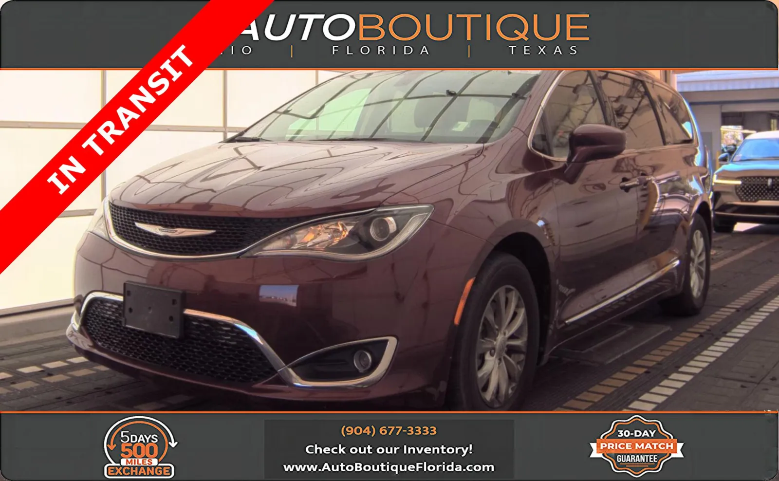 Red 2018 Chrysler Pacifica Touring L for sale in Jacksonville, FL