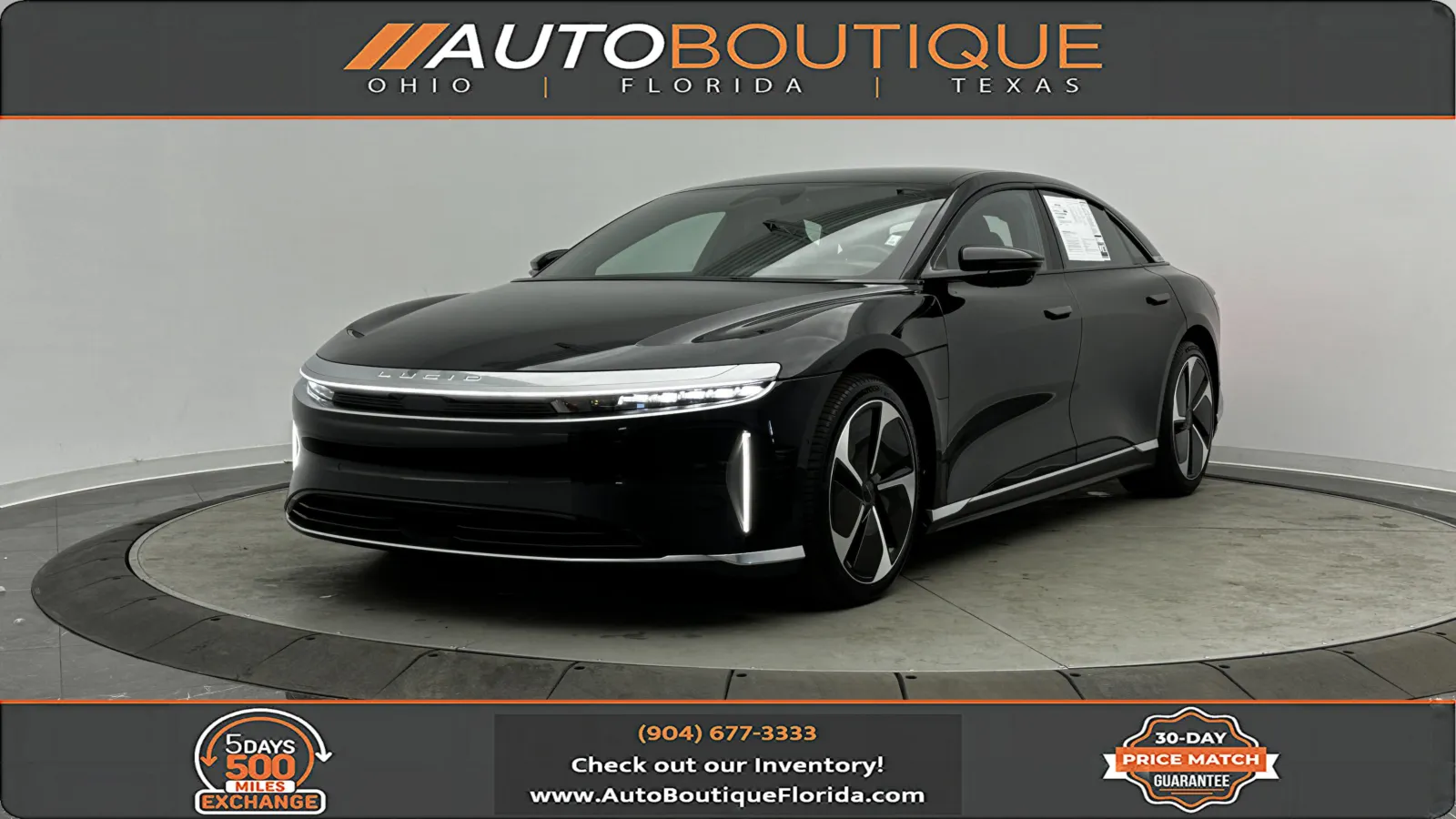 Black 2024 Lucid Air Touring for sale in Jacksonville, FL