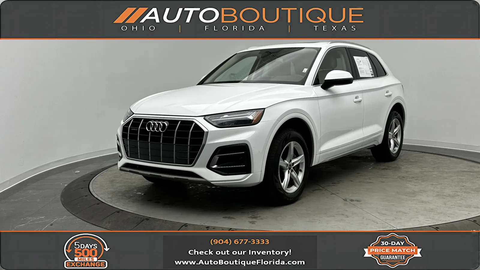 White 2021 Audi Q5 Premium for sale in Jacksonville, FL
