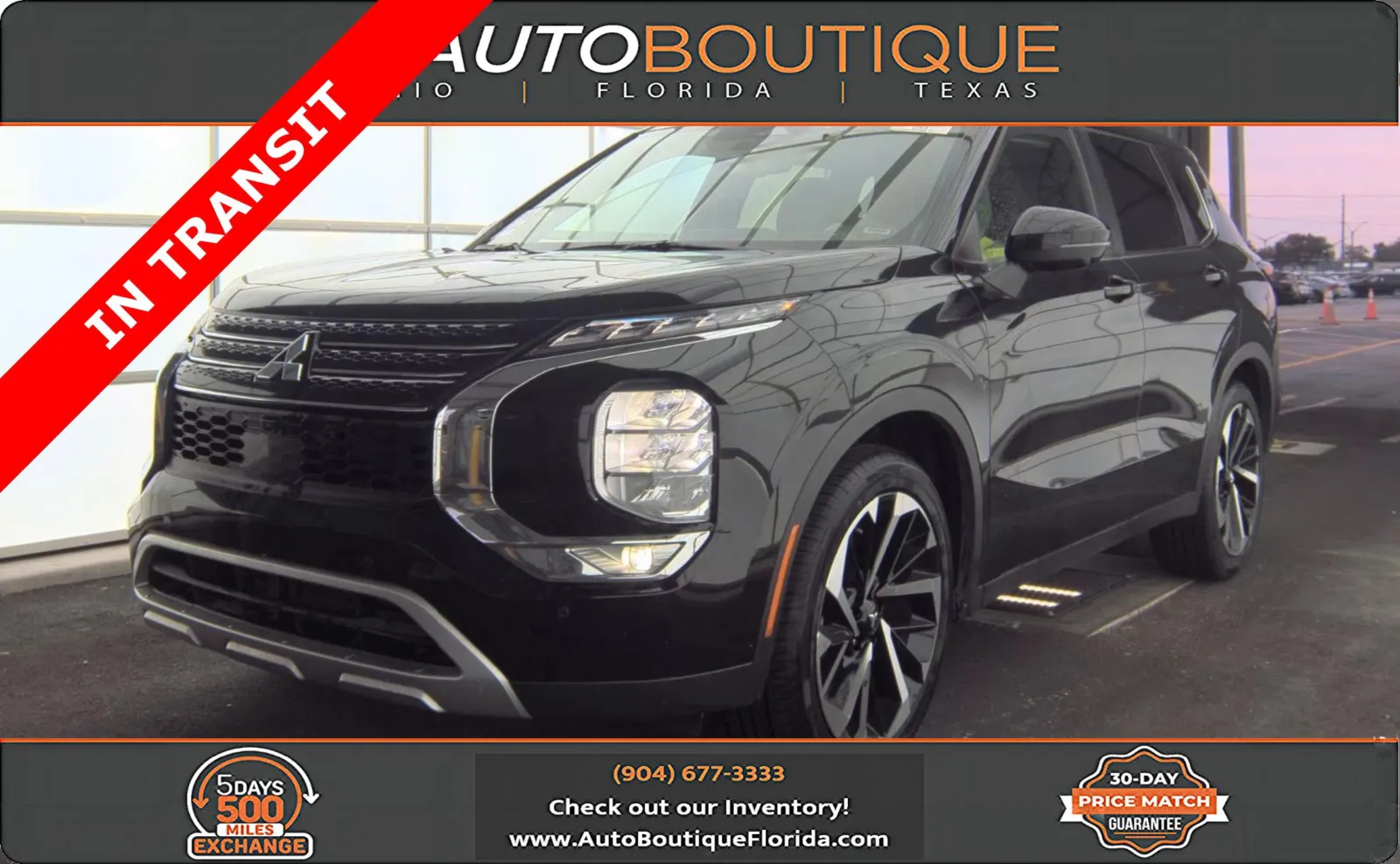 White 2024 Mitsubishi Outlander SE Black Edition w/Pano Roof for sale in Jacksonville, FL