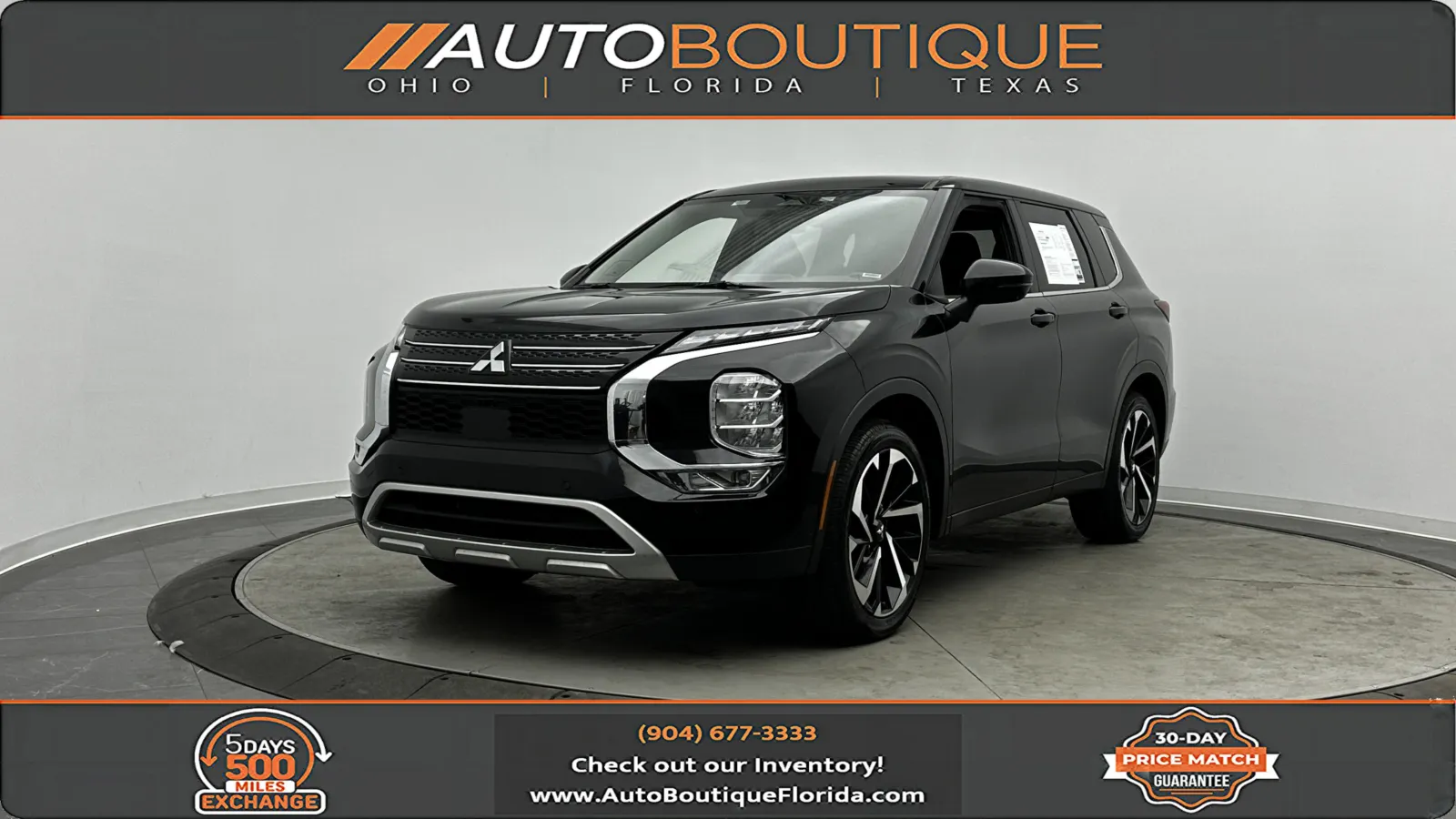 White 2024 Mitsubishi Outlander SE Black Edition w/Pano Roof for sale in Jacksonville, FL