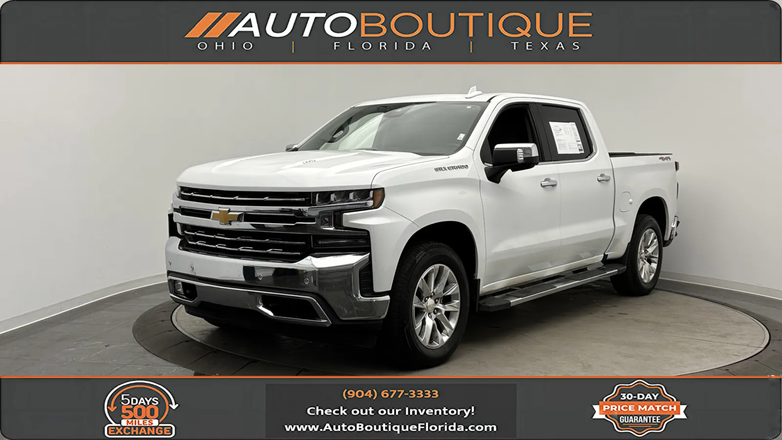 White 2022 Chevrolet Silverado 1500 LTD LTZ for sale in Jacksonville, FL