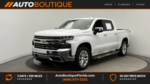 White 2022 Chevrolet Silverado 1500 LTD LTZ for sale in Jacksonville, FL