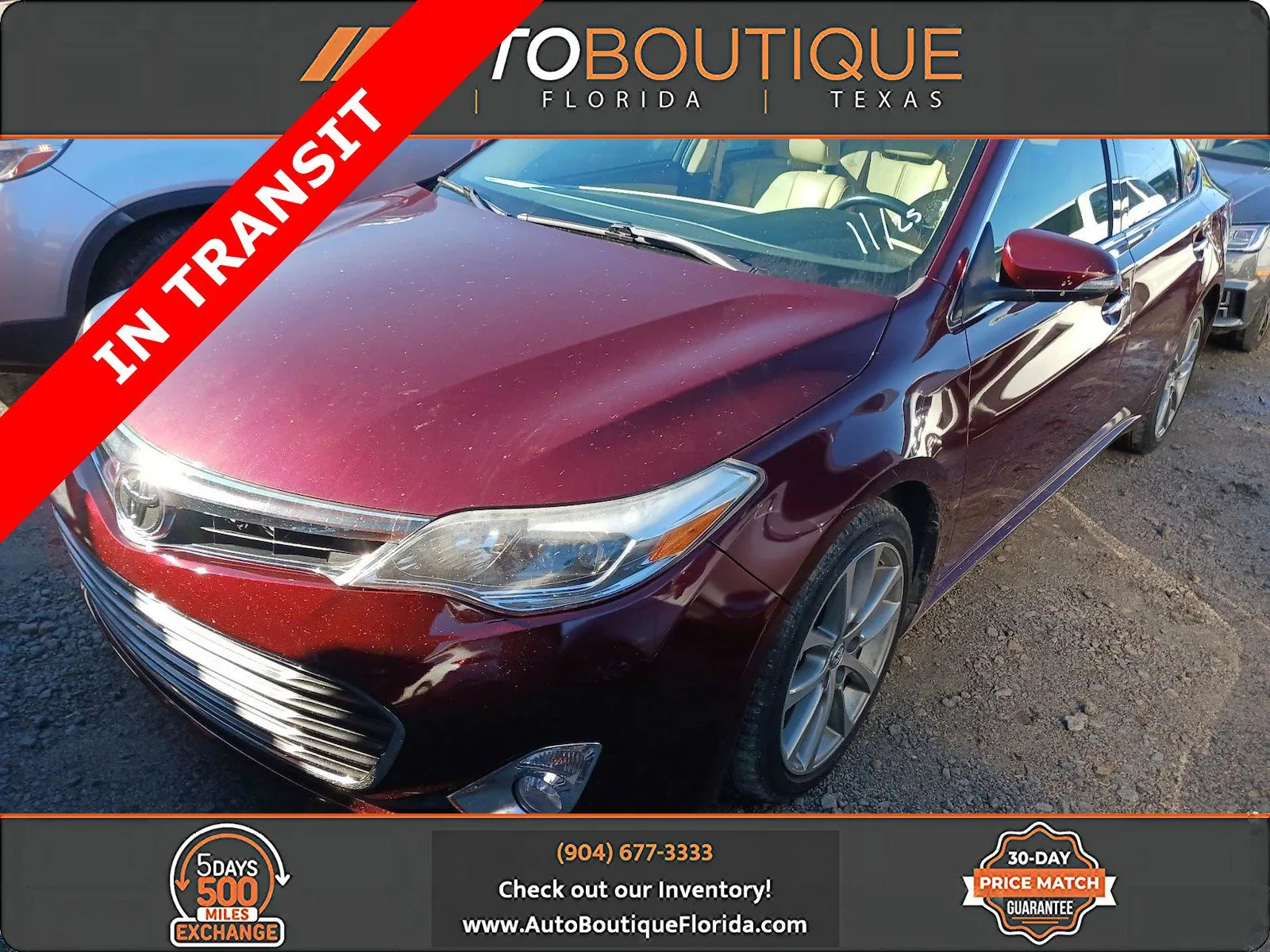 Gray 2015 Toyota Avalon XLE Touring for sale in Jacksonville, FL