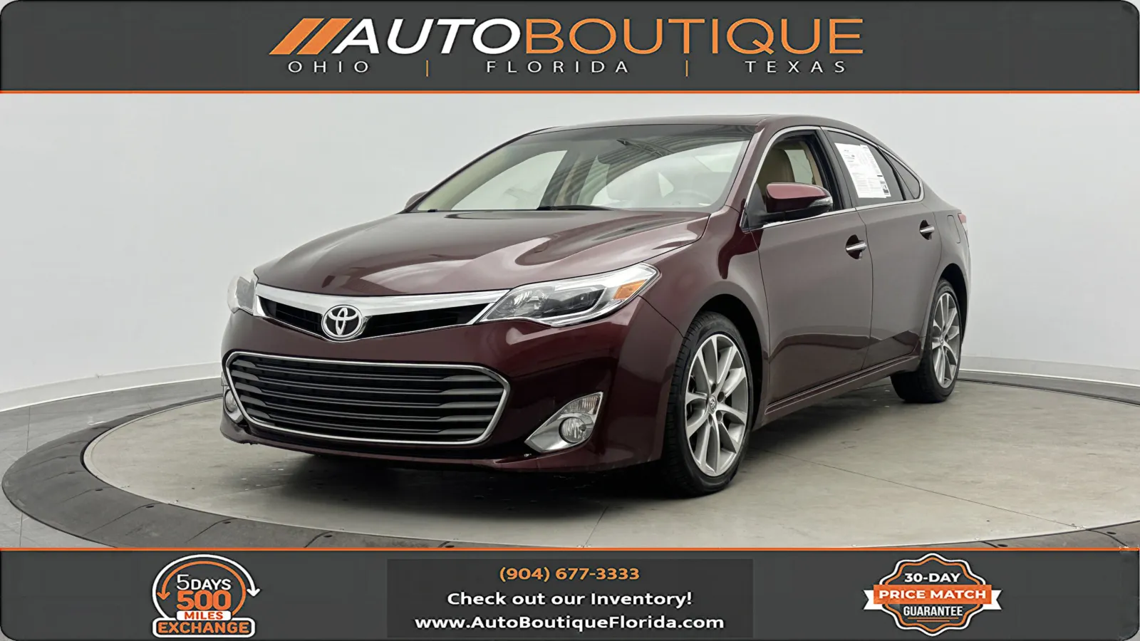 Gray 2015 Toyota Avalon XLE Touring for sale in Jacksonville, FL