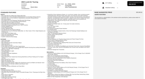 More photos of 2023 Lucid Air Touring at Auto Boutique Florida, FL