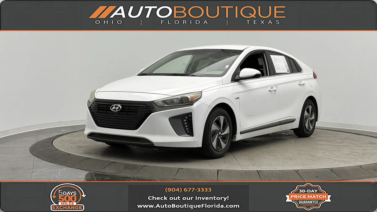 2017 Hyundai Ioniq Hybrid SEL for sale in Jacksonville, FL
