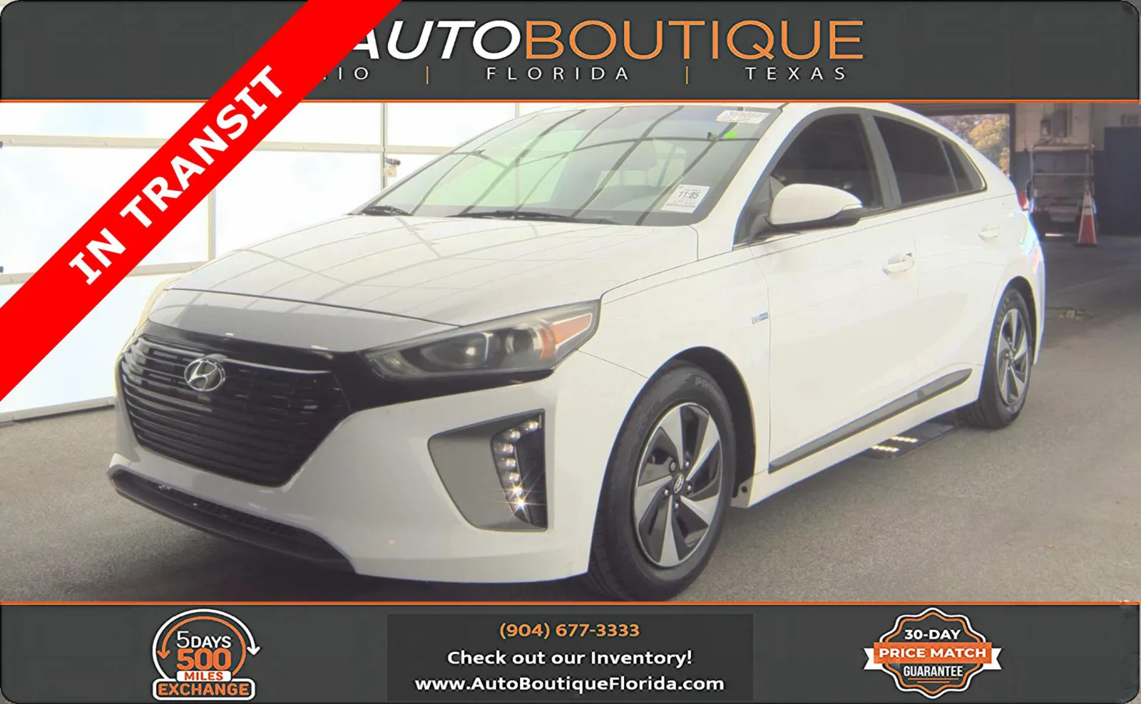 White 2017 Hyundai Ioniq Hybrid SEL for sale in Jacksonville, FL