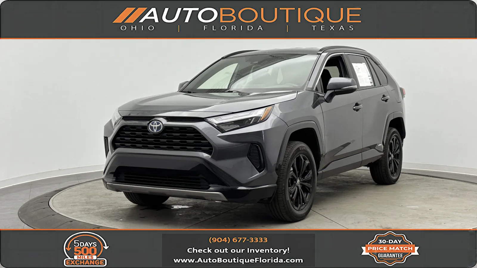 Gray 2023 Toyota RAV4 Hybrid SE for sale in Jacksonville, FL