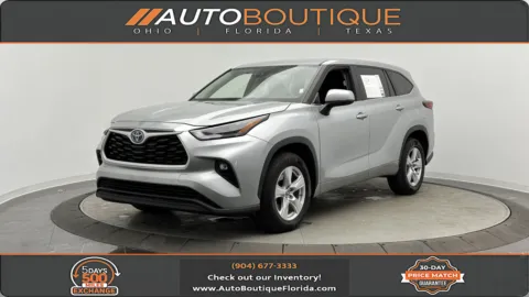 Silver 2023 Toyota Highlander Hybrid LE for sale in Jacksonville, FL