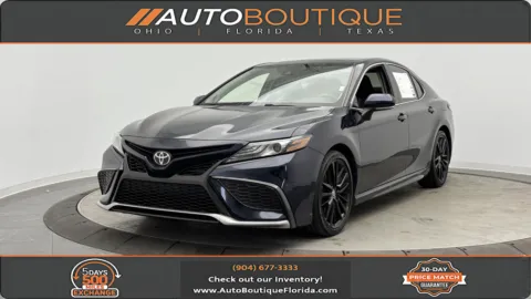 Blue 2021 Toyota Camry XSE for sale in Jacksonville, FL