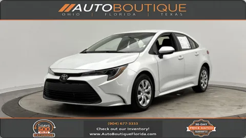 White 2023 Toyota Corolla LE for sale in Jacksonville, FL