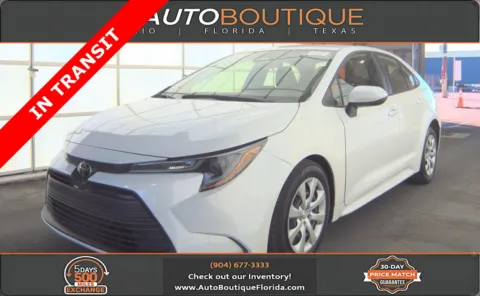 White 2023 Toyota Corolla LE for sale in Jacksonville, FL