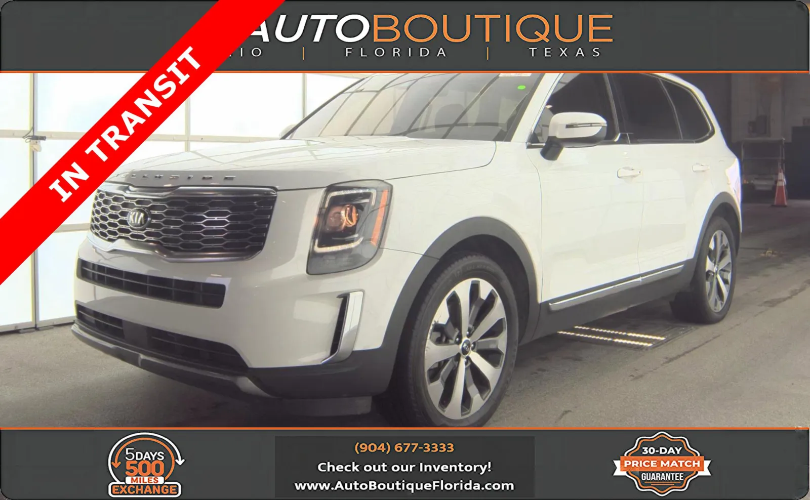 White 2020 Kia Telluride EX for sale in Jacksonville, FL