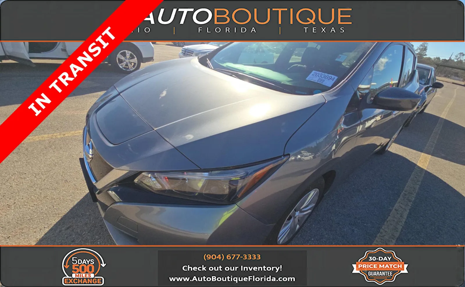 Gray 2021 Nissan LEAF S for sale in Jacksonville, FL