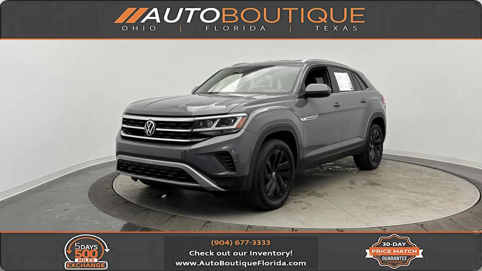 Gray 2023 Volkswagen Atlas Cross Sport 3.6L V6 SE w/Technology for sale in Jacksonville, FL