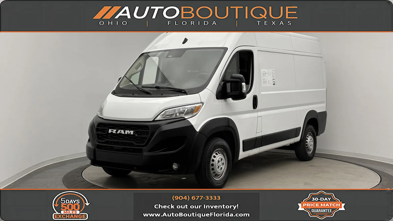 White 2024 Ram ProMaster Cargo Van Tradesman for sale in Jacksonville, FL