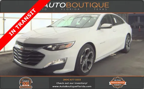 White 2024 Chevrolet Malibu LT for sale in Jacksonville, FL