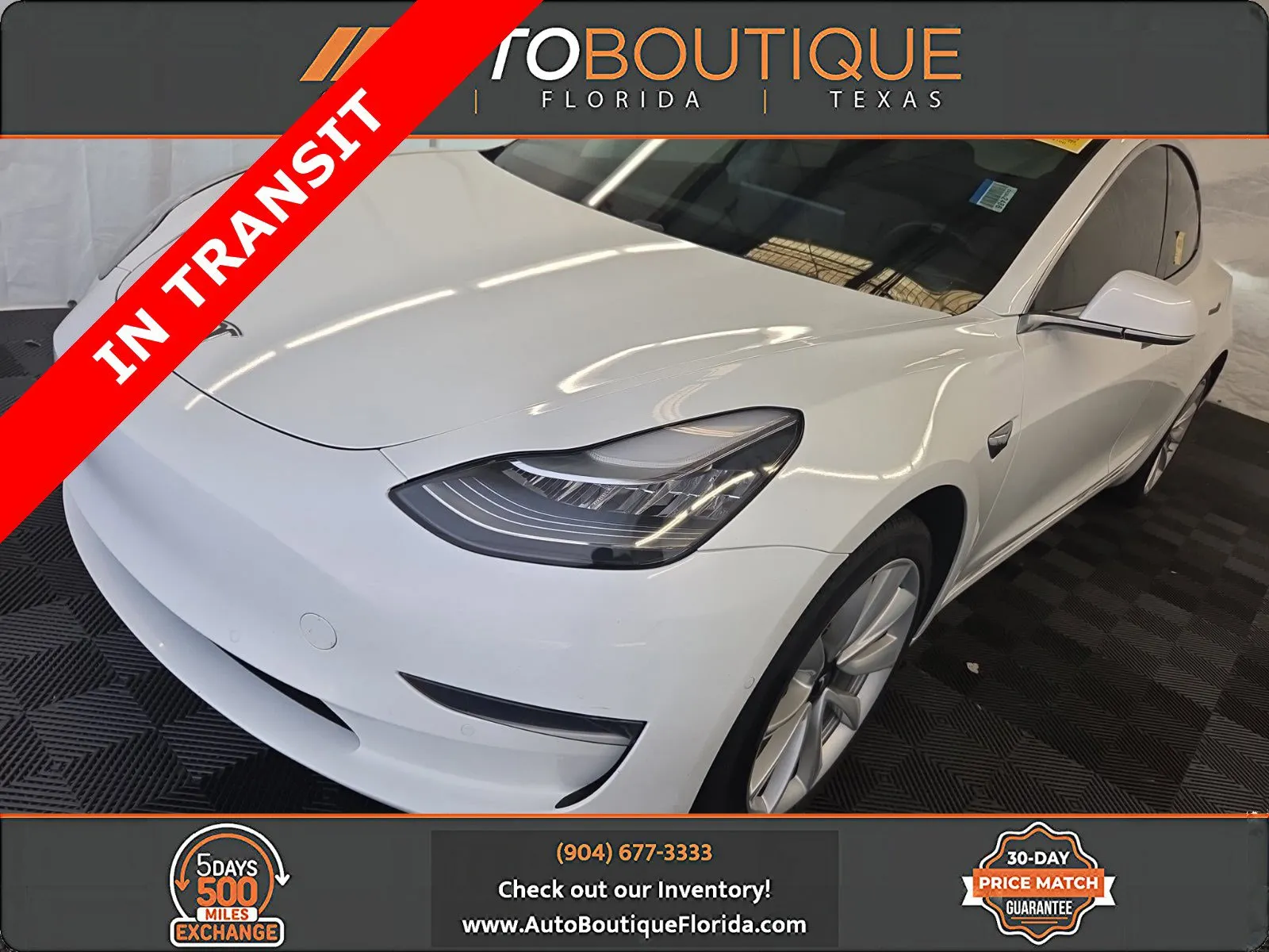White 2020 Tesla Model 3 Standard Range Plus for sale in Jacksonville, FL