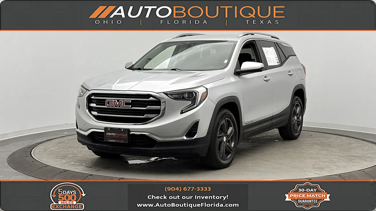 Silver 2020 GMC Terrain SLT for sale in Jacksonville, FL