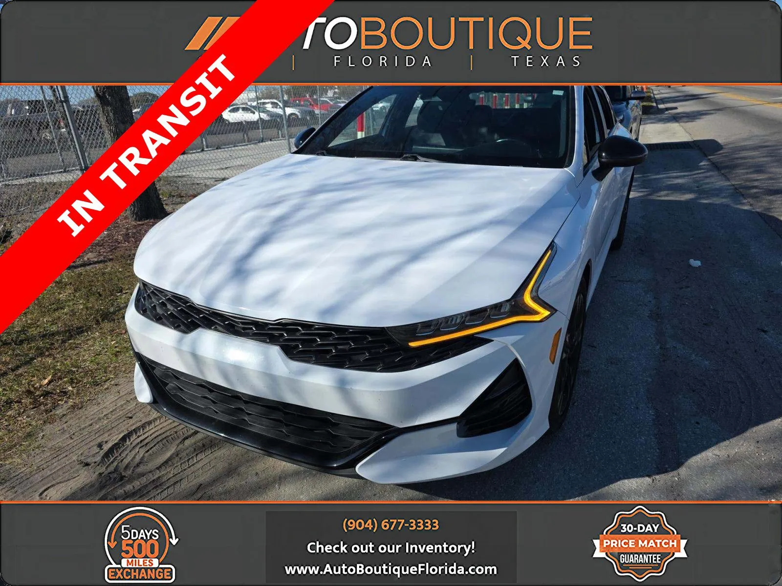 White 2021 Kia K5 GT-Line for sale in Jacksonville, FL