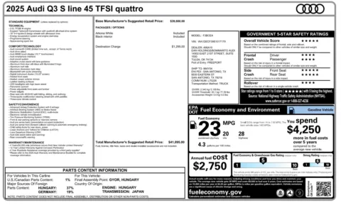 More photos of 2025 Audi Q3 S line Premium at Auto Boutique Florida, FL