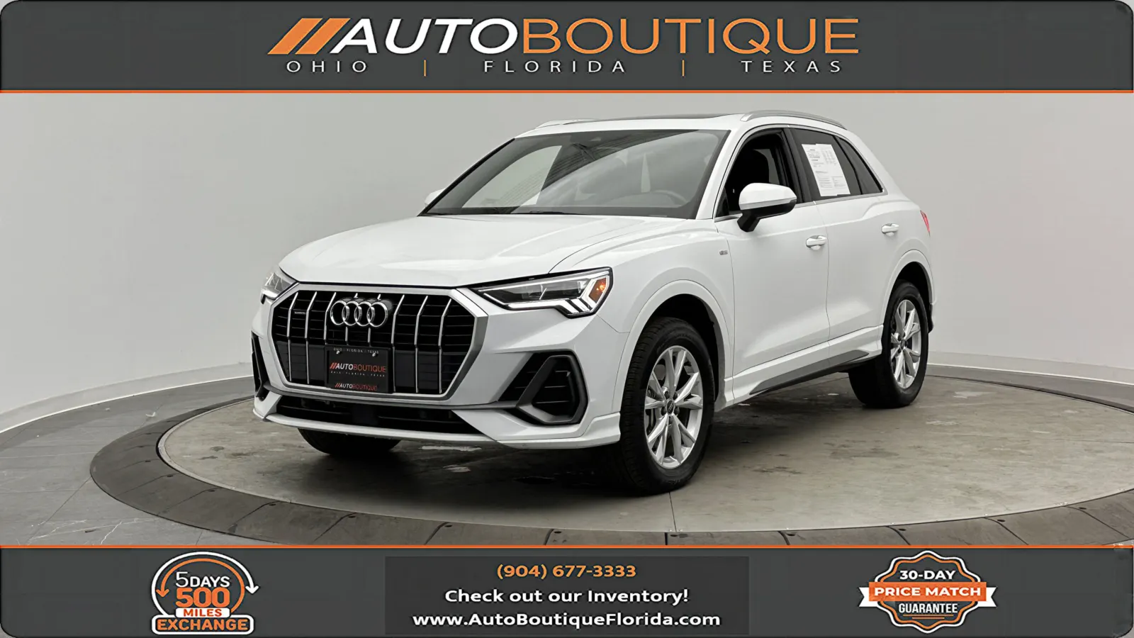 White 2025 Audi Q3 S line Premium for sale in Jacksonville, FL