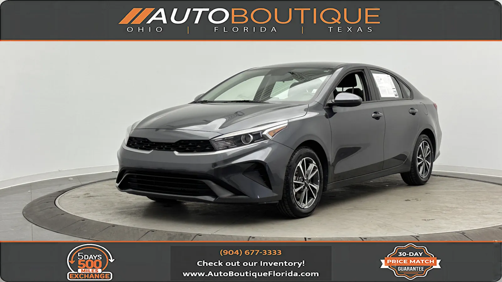 Gray 2023 Kia Forte LXS for sale in Jacksonville, FL