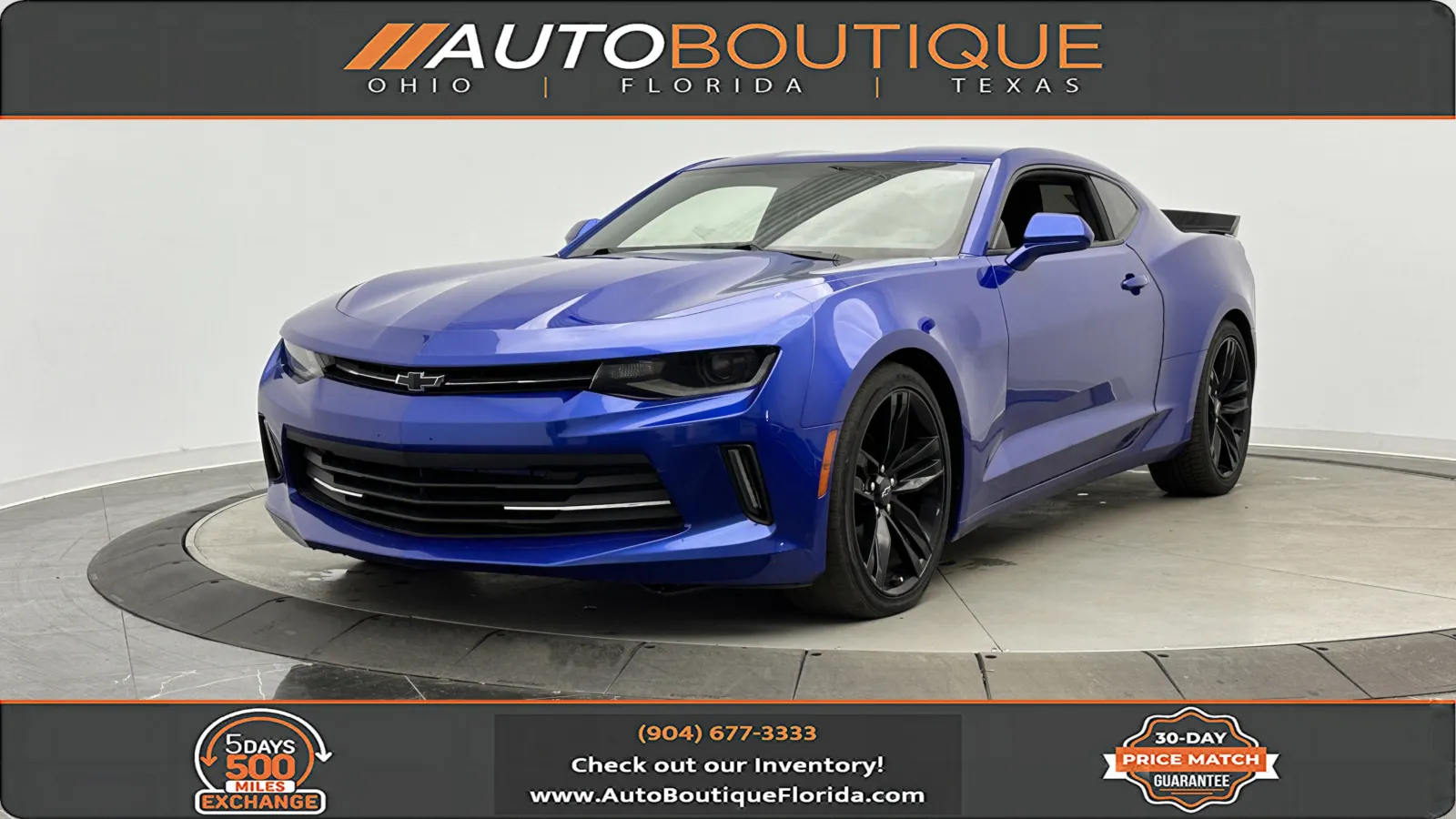 2016 Chevrolet Camaro 1LT for sale in Jacksonville, FL