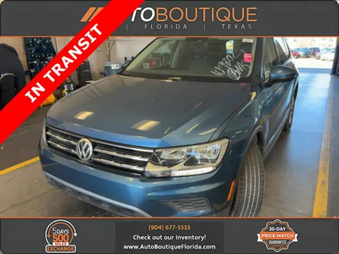 Blue 2018 Volkswagen Tiguan SEL for sale in Jacksonville, FL