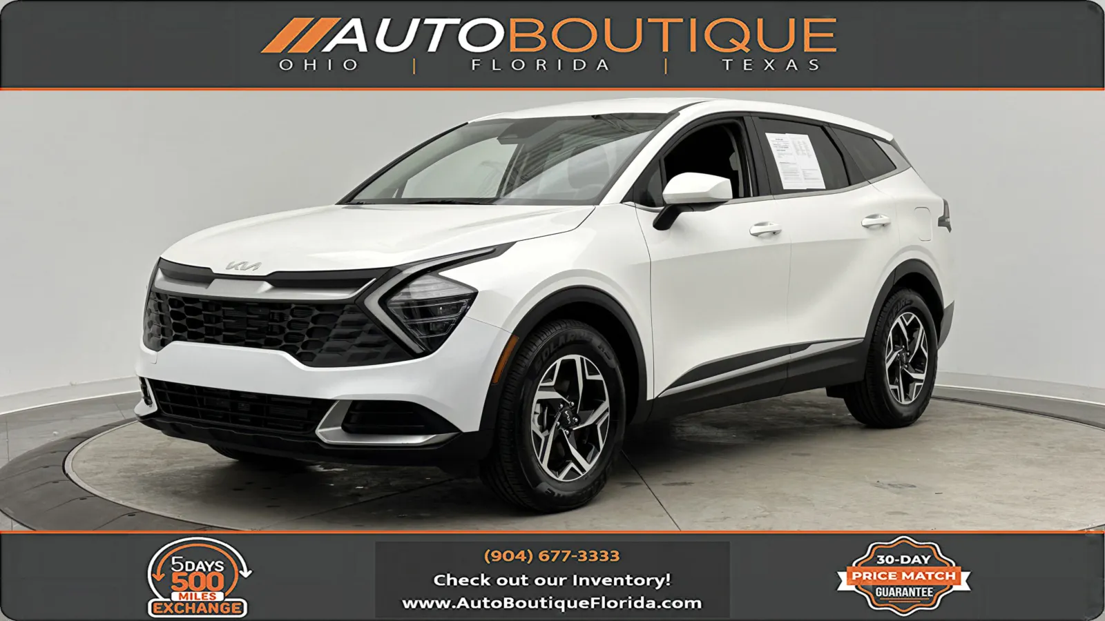 White 2024 Kia Sportage LX for sale in Jacksonville, FL