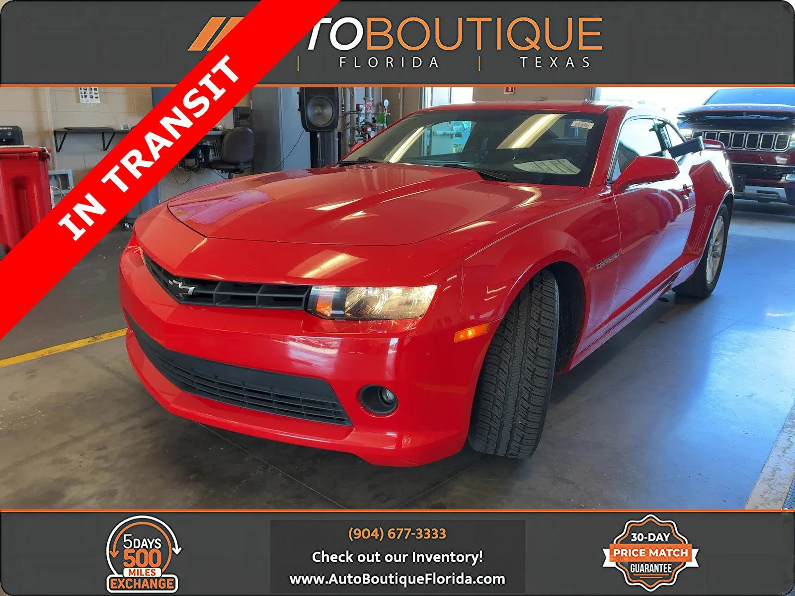 Red 2015 Chevrolet Camaro LT for sale in Jacksonville, FL