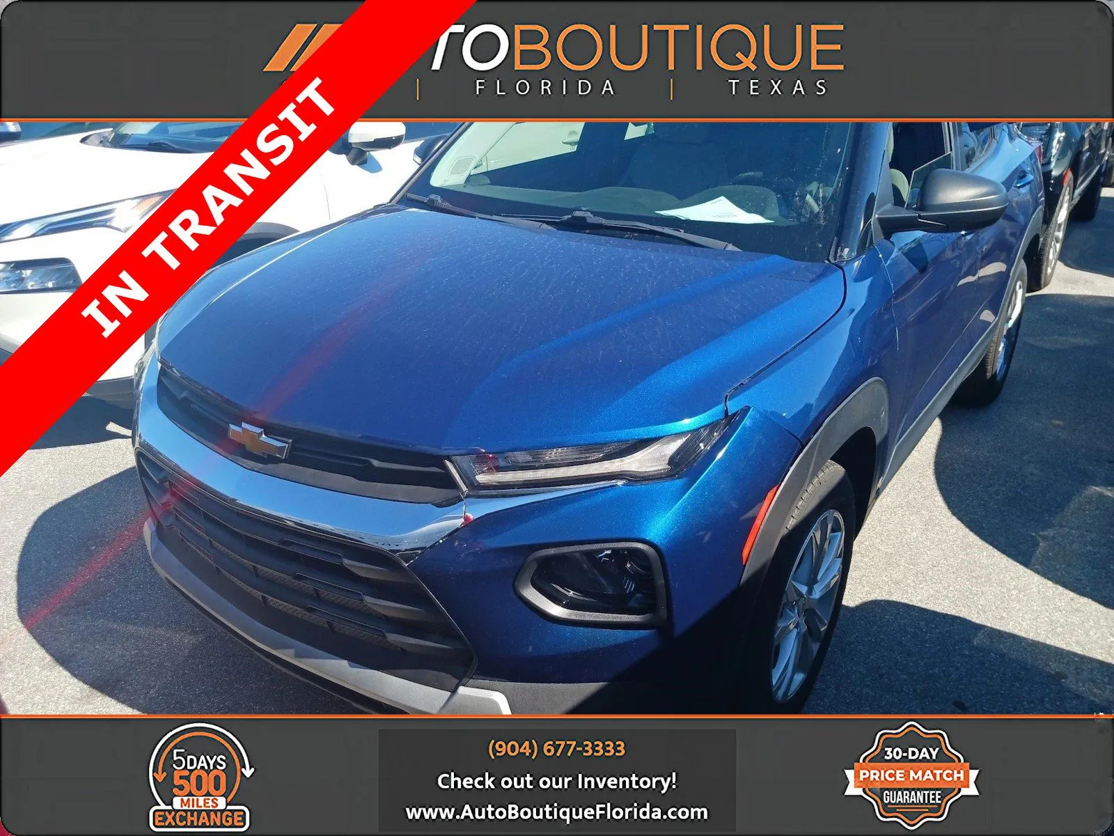 Blue 2021 Chevrolet Trailblazer LS for sale in Jacksonville, FL