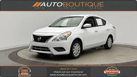 White 2015 Nissan Versa SV for sale in Jacksonville, FL