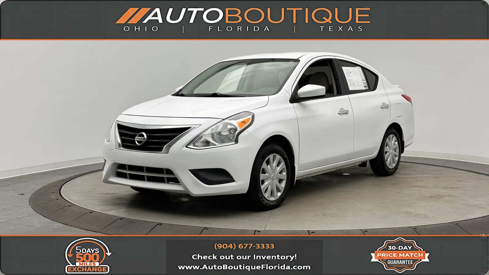2015 Nissan Versa SV for sale in Jacksonville, FL