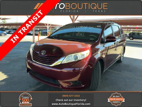 Gray 2013 Toyota Sienna LE for sale in Jacksonville, FL