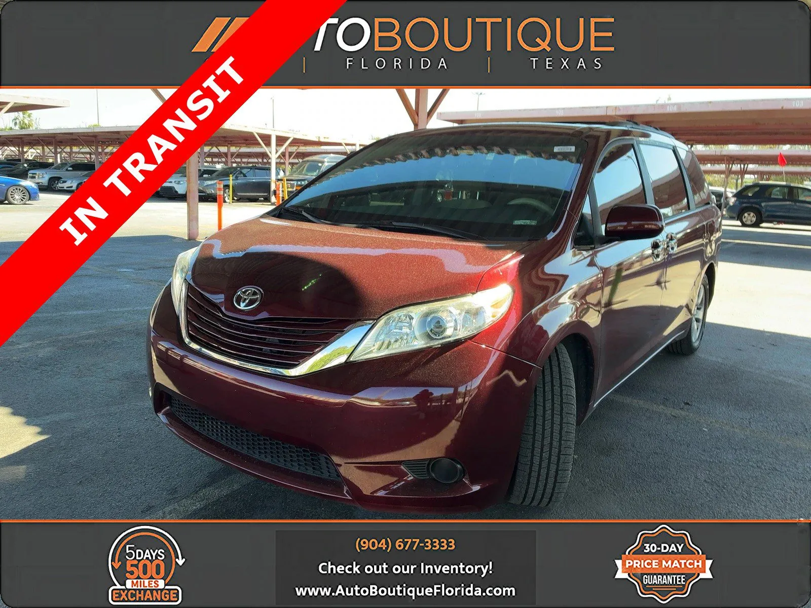 Gray 2013 Toyota Sienna LE for sale in Jacksonville, FL