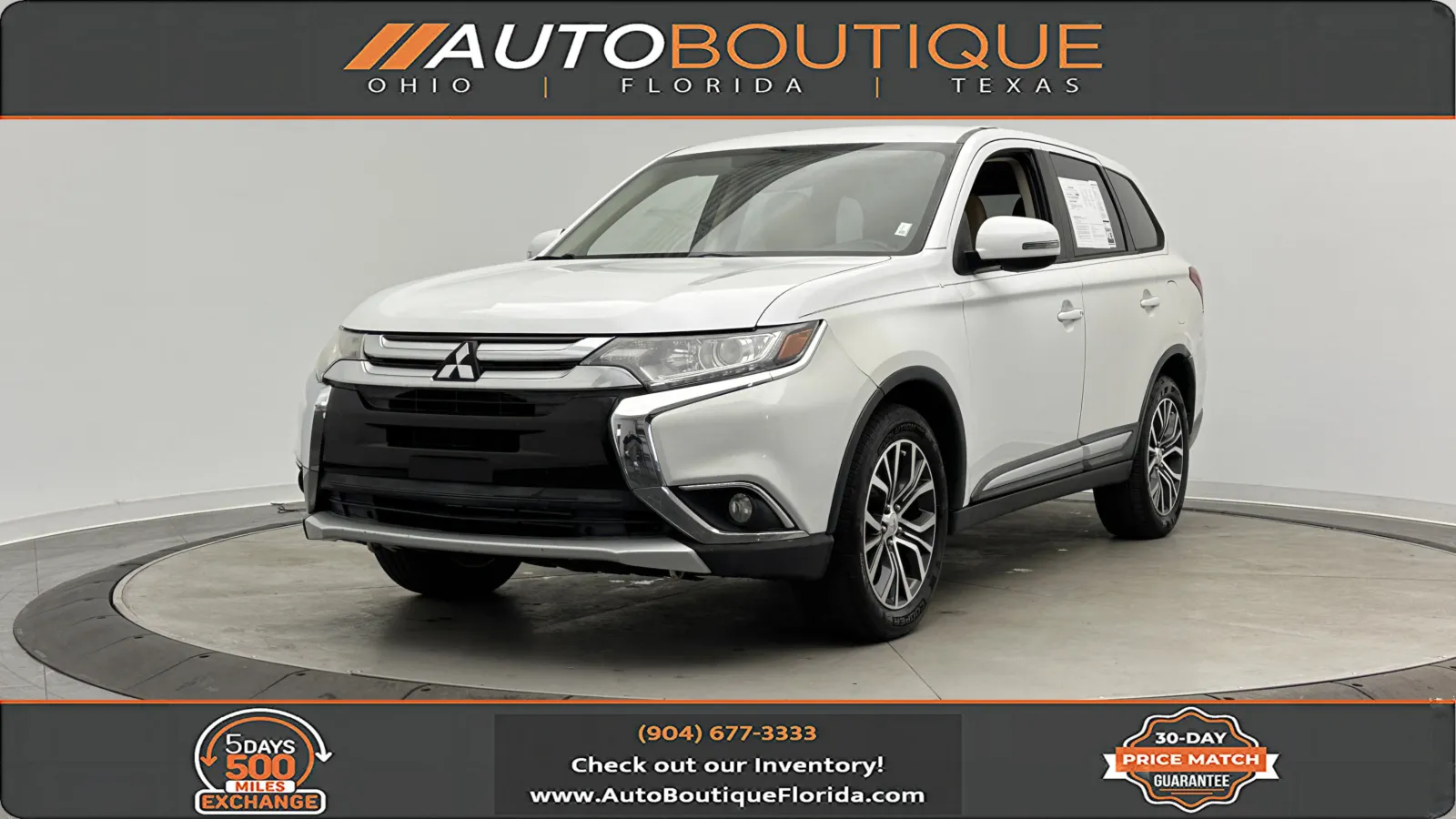 2016 Mitsubishi Outlander SE for sale in Jacksonville, FL