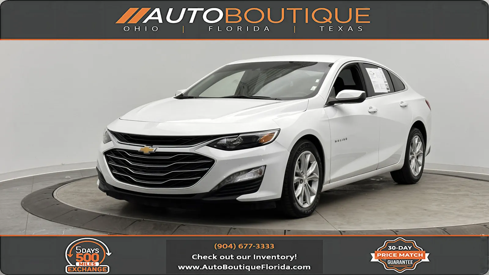 White 2024 Chevrolet Malibu LT for sale in Jacksonville, FL