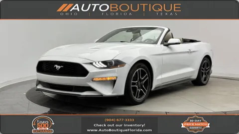 White 2022 Ford Mustang EcoBoost Premium for sale in Jacksonville, FL