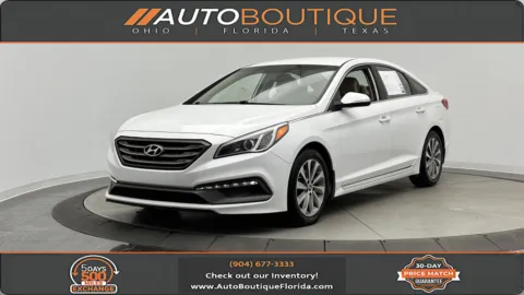 White 2015 Hyundai Sonata 2.4L Sport for sale in Jacksonville, FL