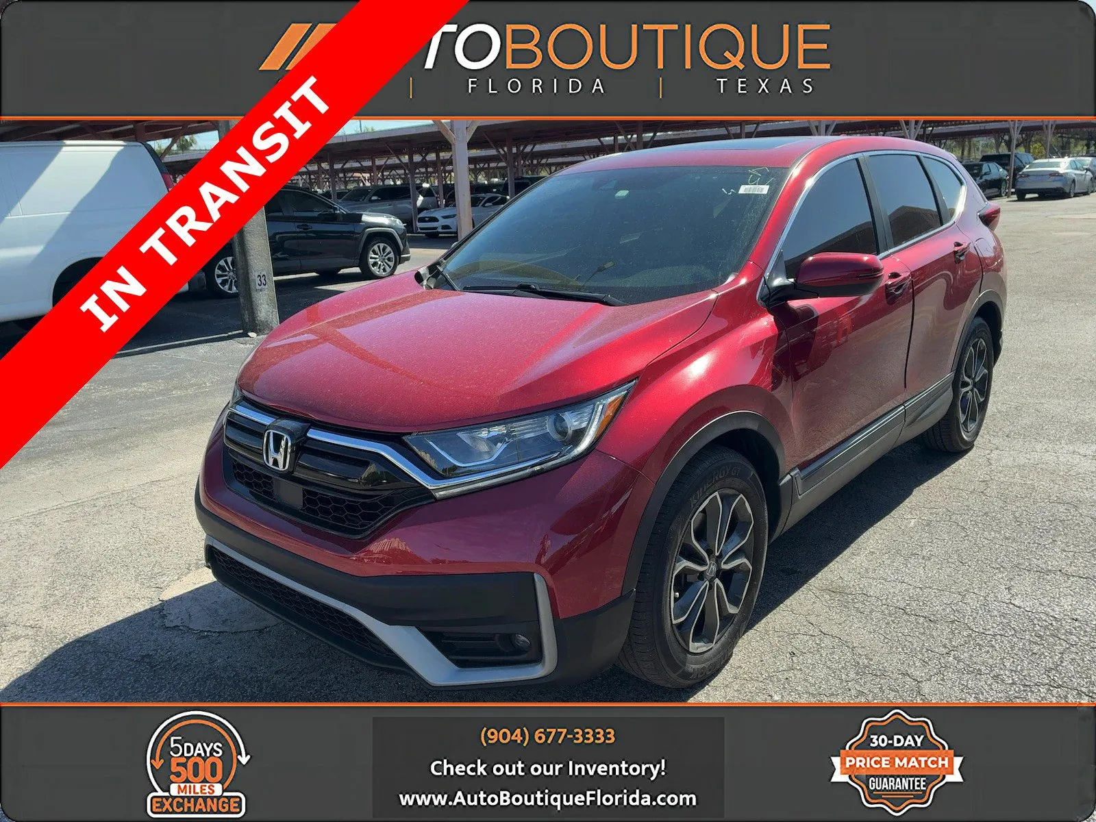 Red 2022 Honda CR-V EX for sale in Jacksonville, FL