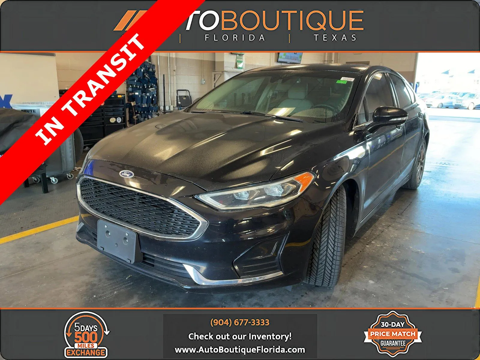 Black 2019 Ford Fusion SEL for sale in Jacksonville, FL