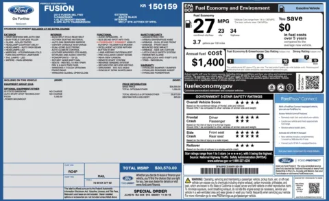 Photos of 2019 Ford Fusion SEL for sale in Jacksonville, FL at Auto Boutique Florida