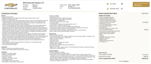 Photos of 2019 Chevrolet Camaro 1LT for sale in Jacksonville, FL at Auto Boutique Florida