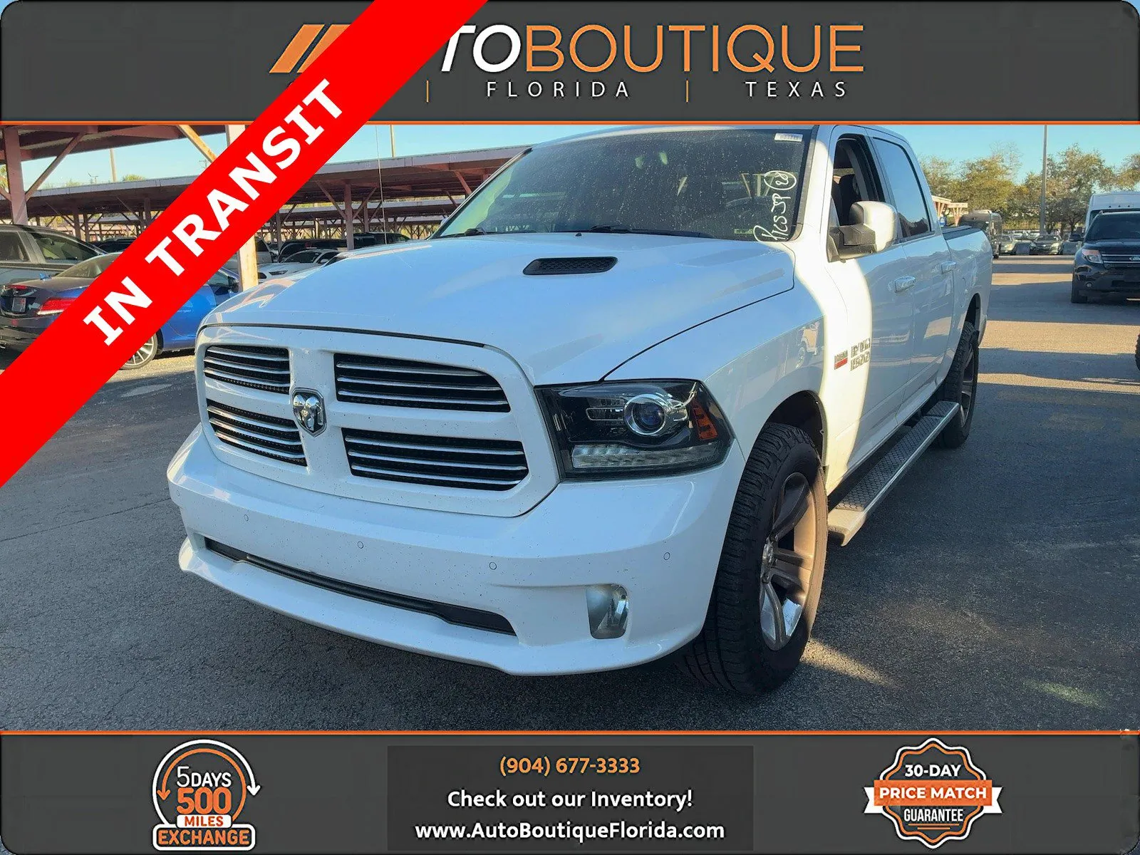 White 2017 Ram 1500 Sport for sale in Jacksonville, FL