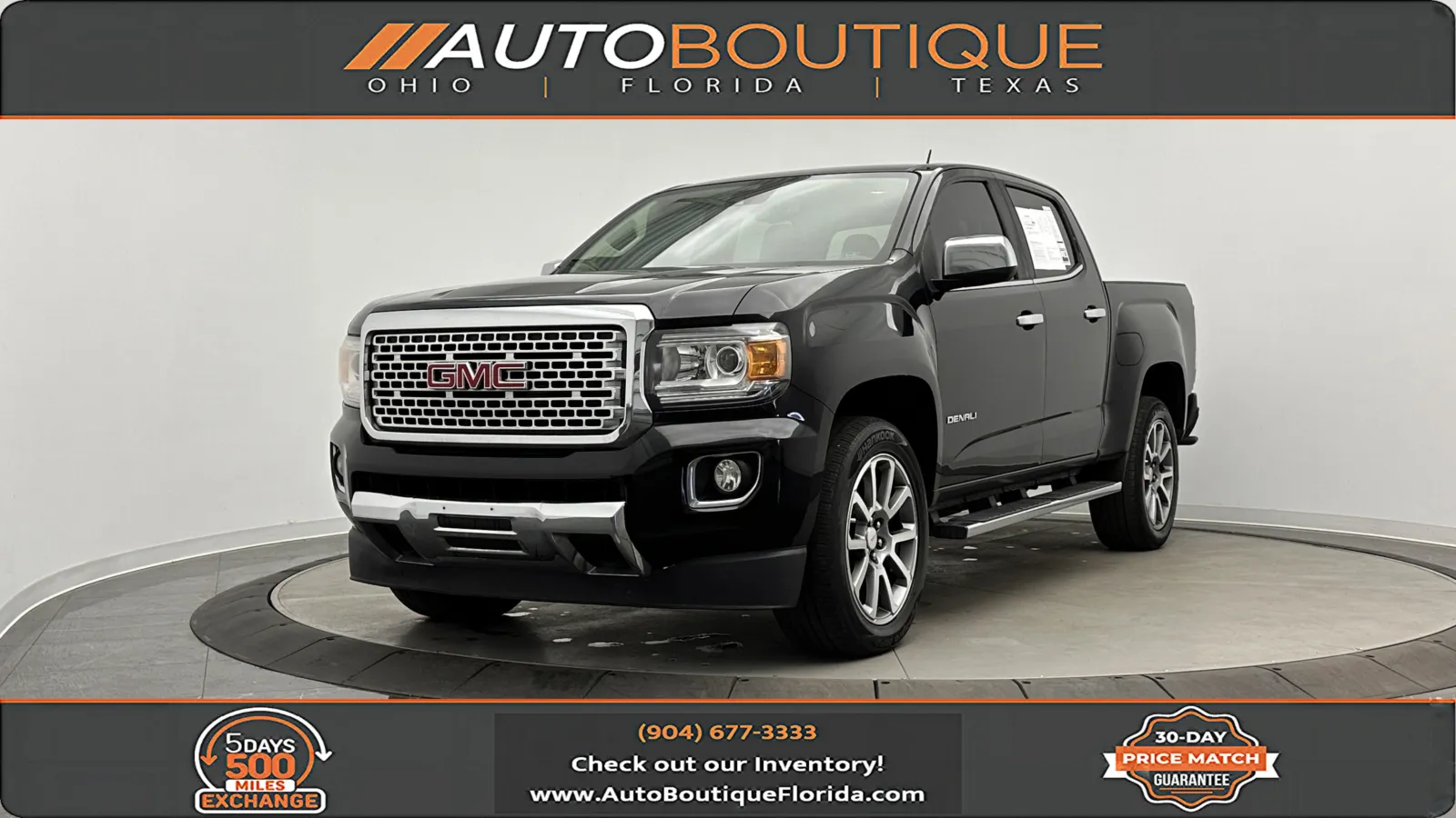 Black 2020 GMC Canyon 4WD Denali for sale in Jacksonville, FL