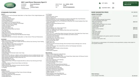 Photos of 2021 Land Rover Discovery Sport S for sale in Jacksonville, FL at Auto Boutique Florida