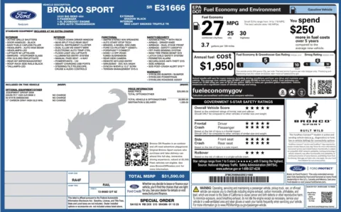 More photos of 2025 Ford Bronco Sport Big Bend at Auto Boutique Florida, FL