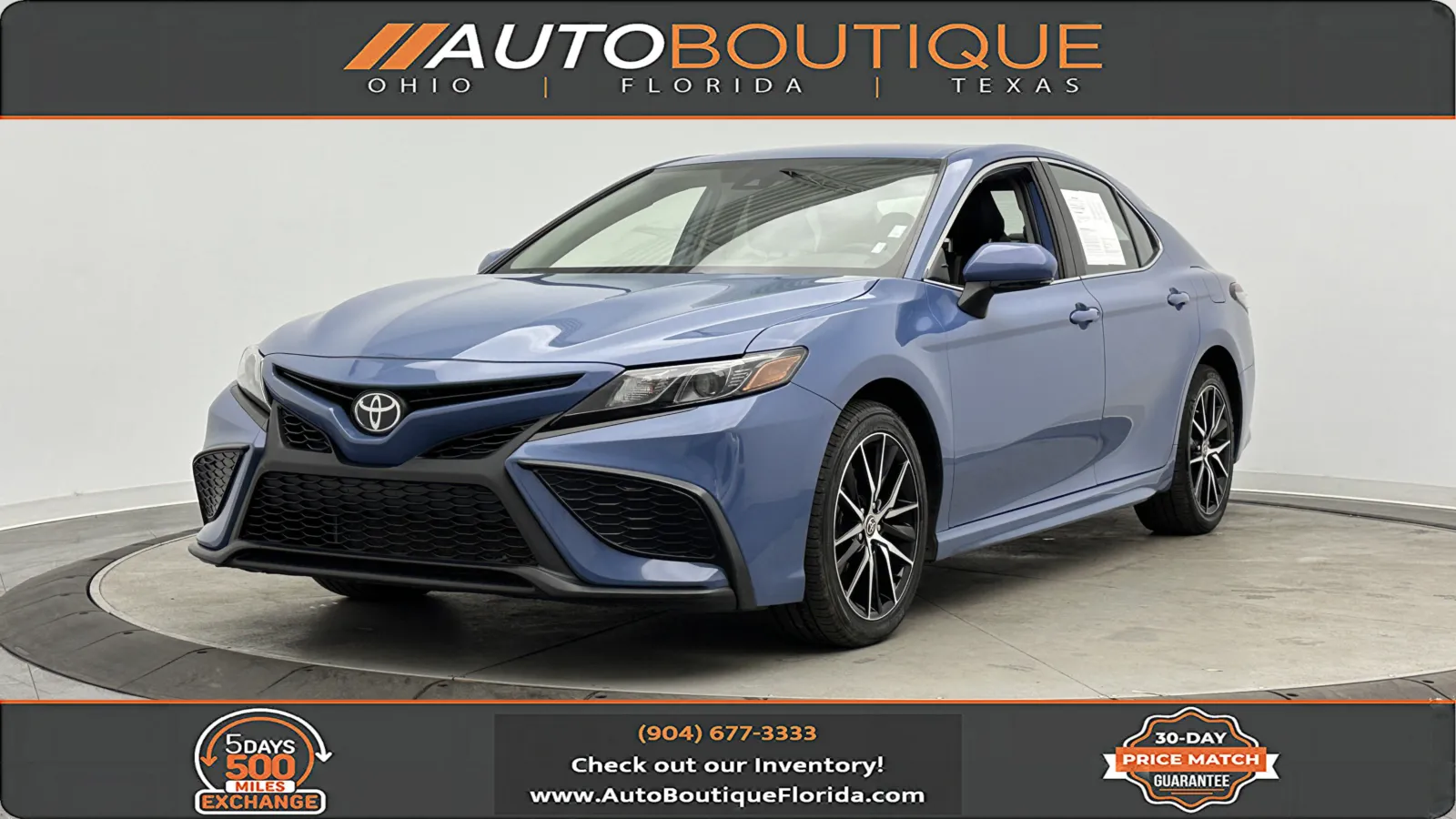 Blue 2024 Toyota Camry SE for sale in Jacksonville, FL